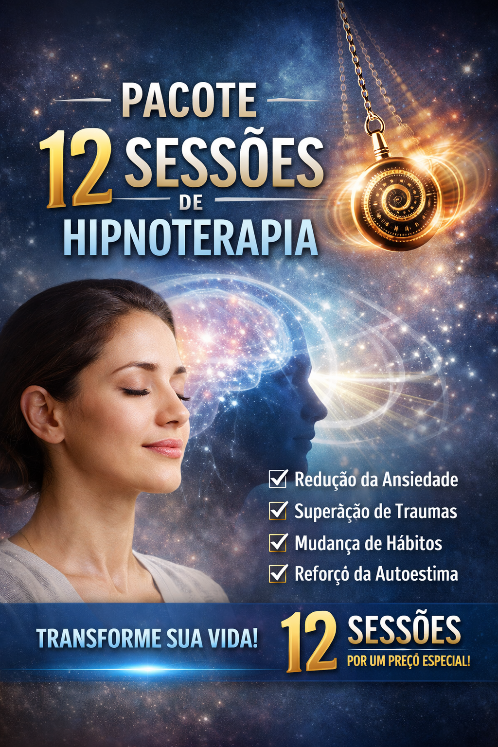 Pacote de 12 sessões online